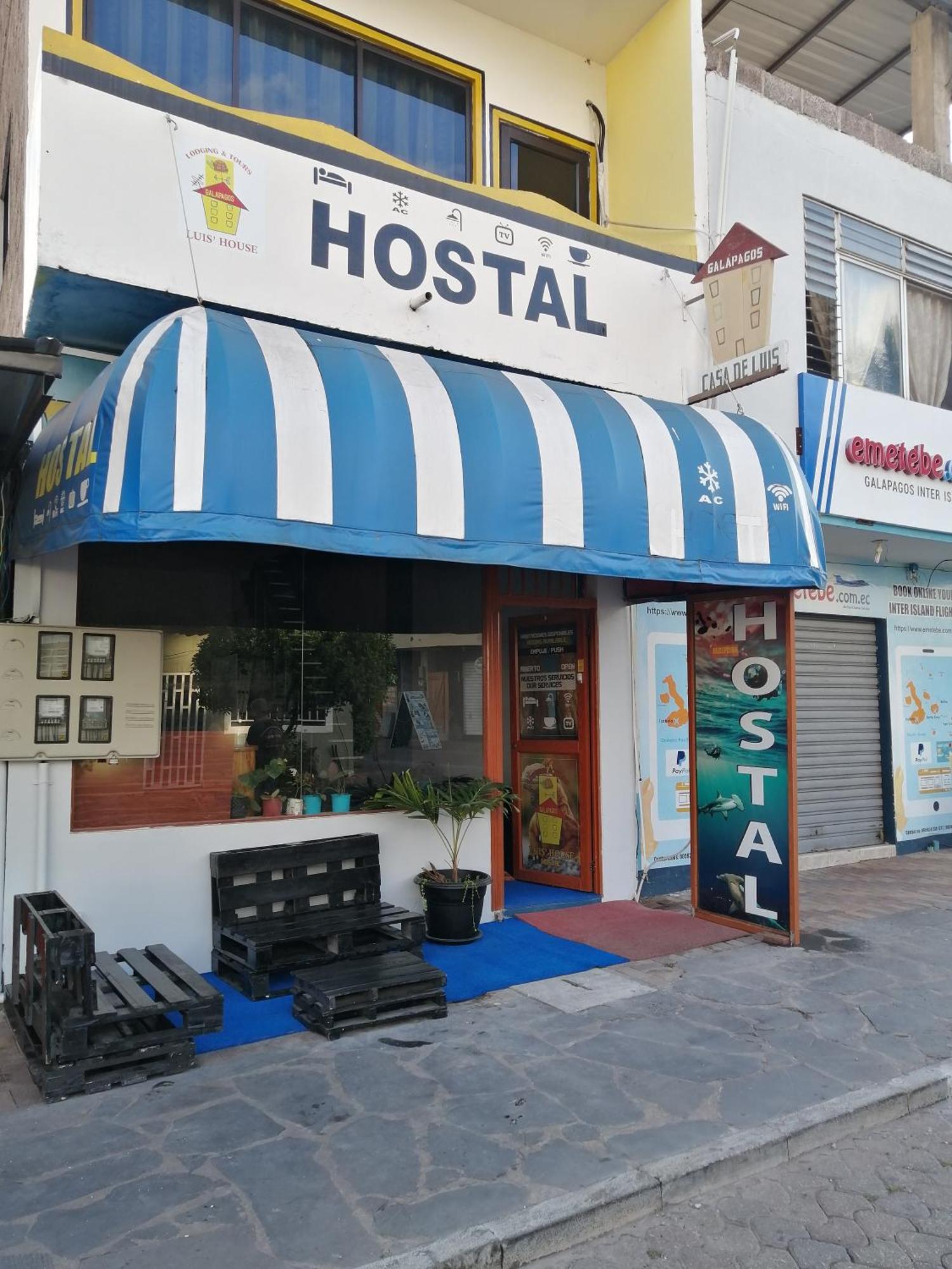 Hostal La Casa De Luis Puerto Baquerizo Moreno Ngoại thất bức ảnh